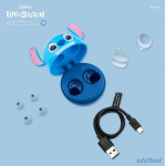infoThink iTWS100-Stitch2Anget 迪士尼立體可愛充電艙造型入耳式耳塞